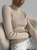 Women Fall Turtleneck Sweater Knitted Soft Pullovers Cashmere Jumpers Basic Soft Sweaters Female Basic Blouse New 2
