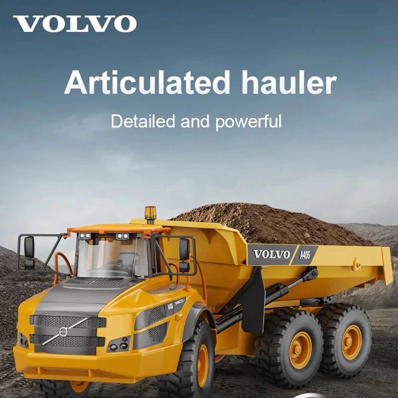 Double Eagle E591-003 New Product  AB  A40g 1:20 Remote Control Articulated Dump Truck Alloy Engineering Vehicle Children'S Toy 2
