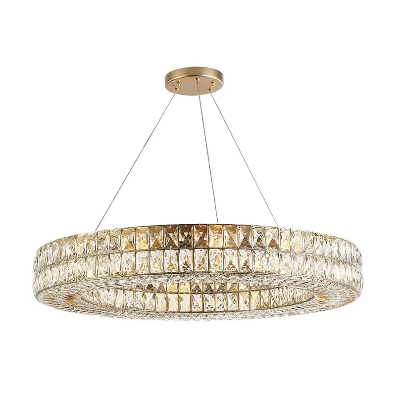 Luxury Style One Ring Crystal Chandelier