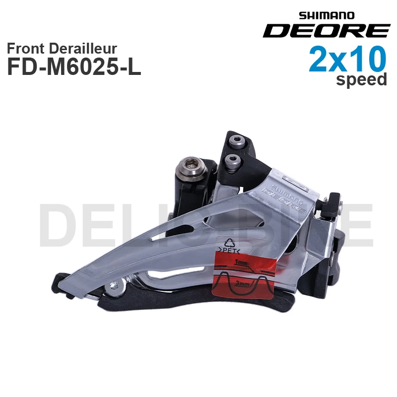 Dérailleur Avant Shimano Deore FD-M611 – 3x10 Vitesses – Montage Direct – Double Pull – Neuf