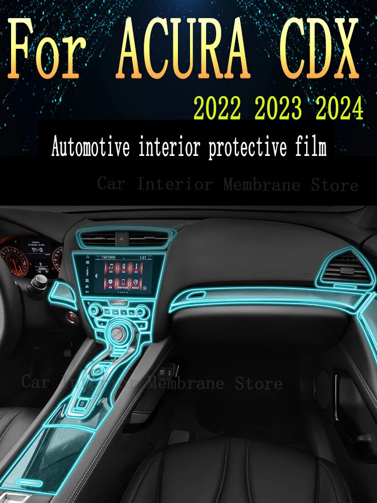 

Для ACURA CDX 2022 2023 2024 панель коробки передач навигационный экран Автомобильный интерьер защитная пленка TPU крышка против царапин
