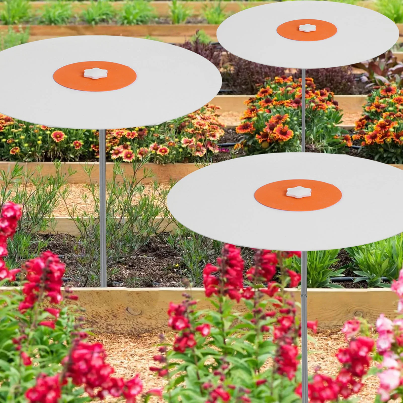 Plant Shade Cover Plant Sun Umbrella Sun Shade Umbrella Plastic Rain Proof Wind Proof Cover Summer Garden