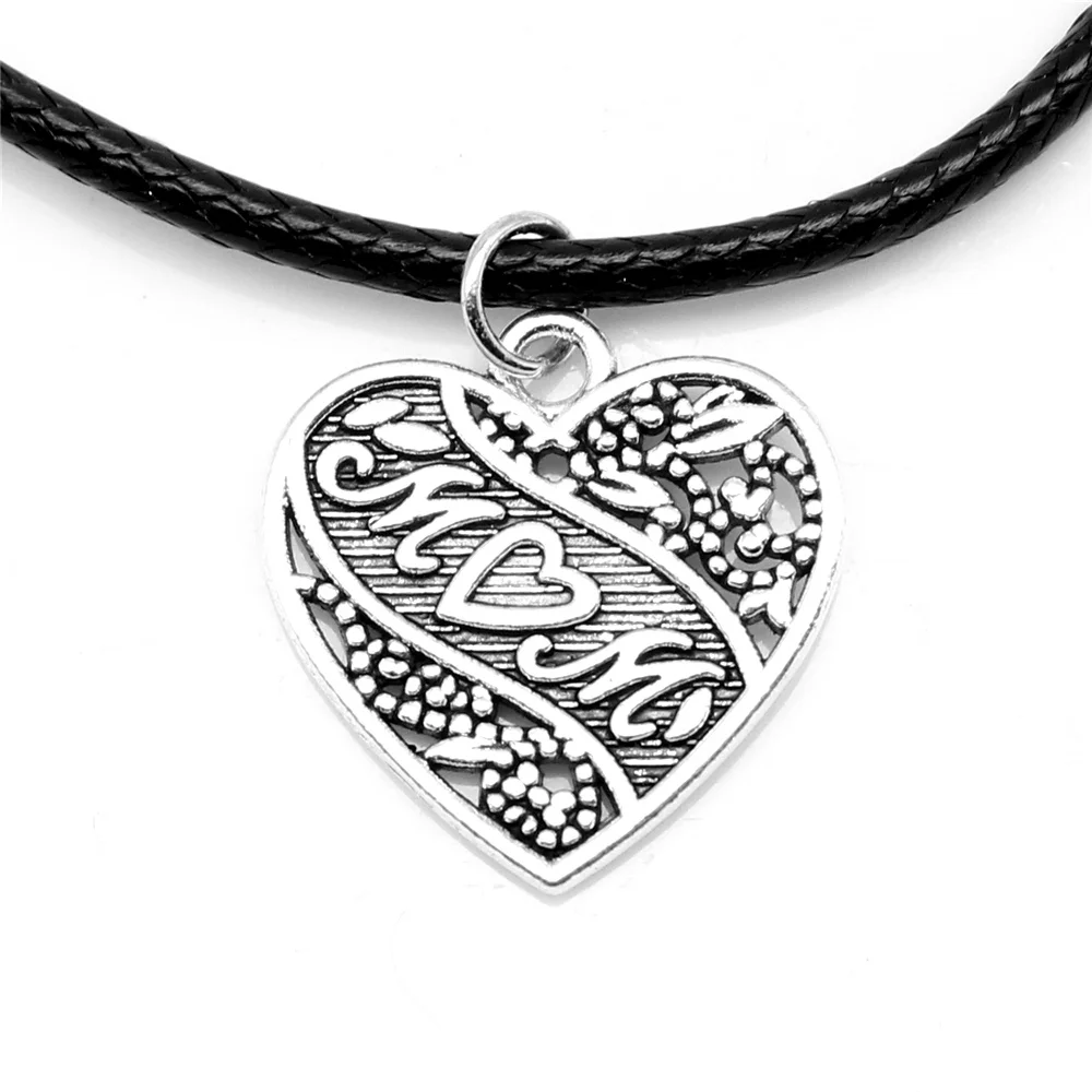

1 Piece Love Heart Neck Necklace For Jewelry 18x18mm