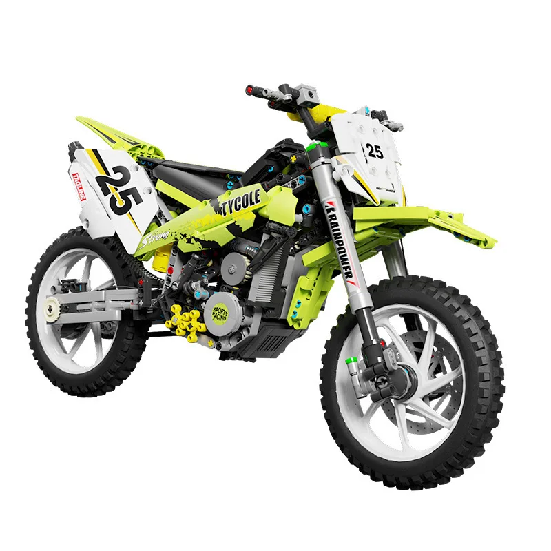Technical-1-5-Scale-Motorcycle-Building-Block-Motocross-Husqvarnas ...