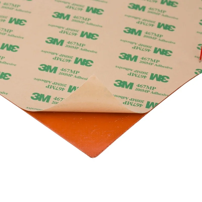 12V 24V 110V 220V Silicone Rubber Electric Heating Pads Heater Plate Baking Mat Adhesive NTC 100K Thermistor Temperature Sensor 2