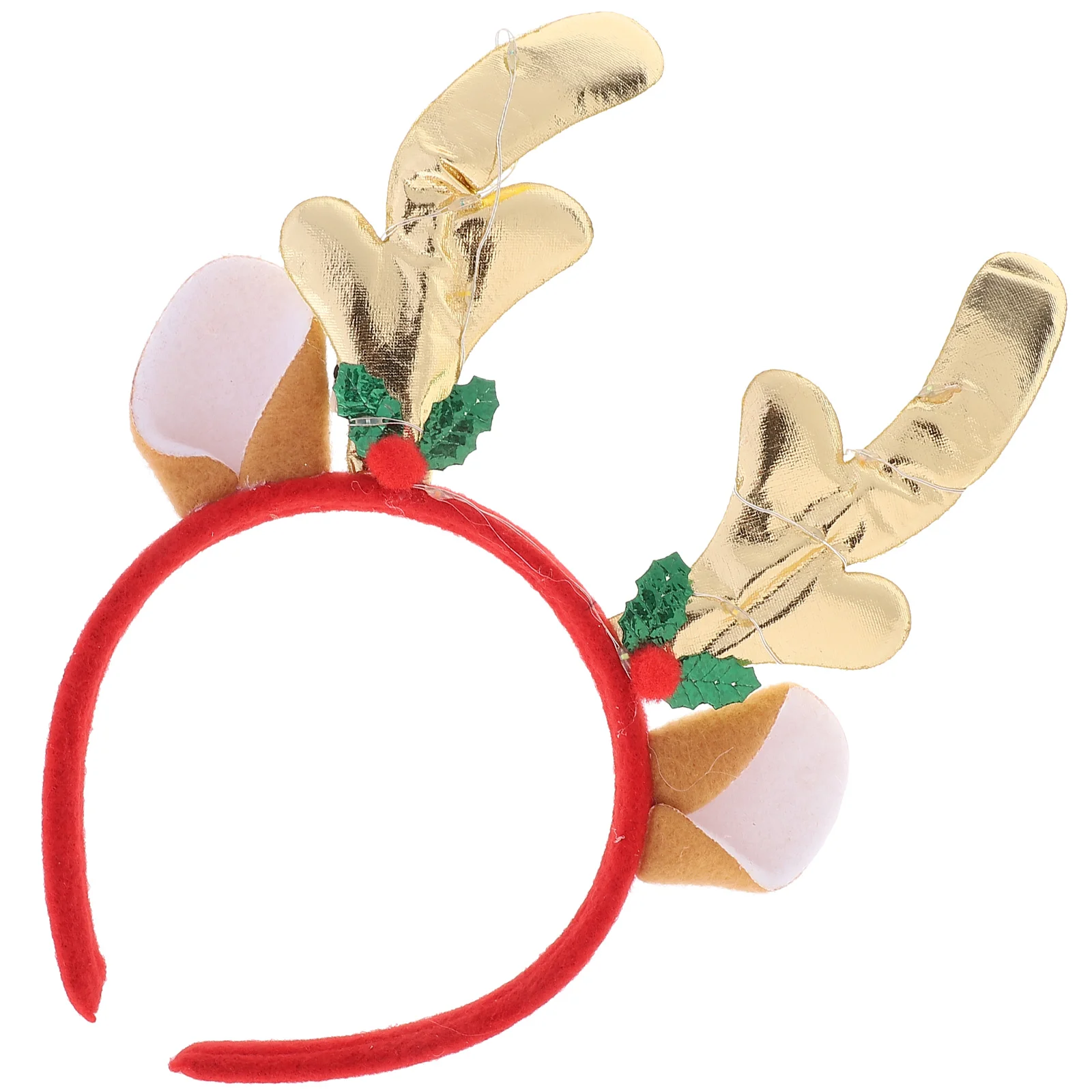 

Christmas Headband Light Up Xmas Cute Hairband Headbands Hoops Party Holiday Decor