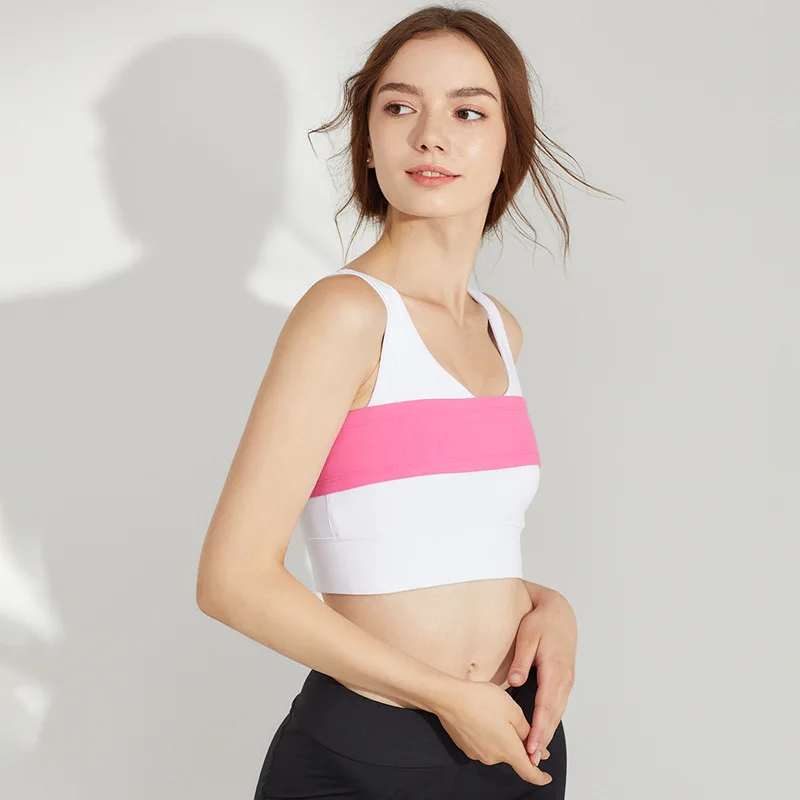 Elastic sports chest band breathable running large chest to prevent shaking after breast augmentation fixed breast band support