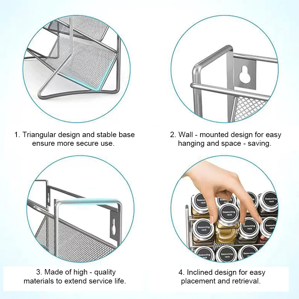 4 Tier Organizer Spice Rack 5