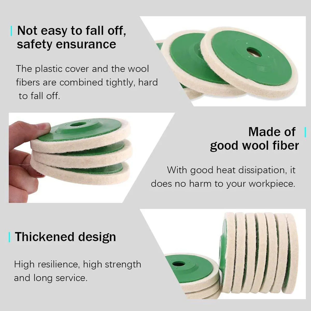 Polishing Wheel Kit 5/10 Polishing Wheels Pads