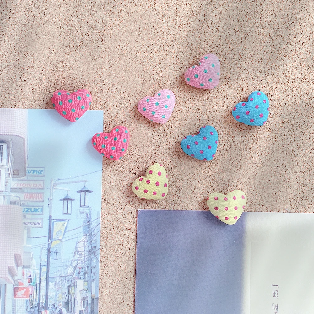 30 pcs heart shape Push Pin Cute Decorative Thumbtacks Photo Memo Note Drawing Pins Multi-Functional Pushpin Tool Cork Board