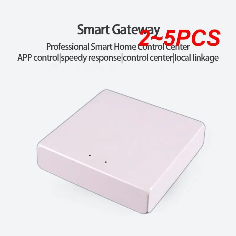 

2~5PCS Zigbee Gateway Hub Remote Control Lightweight Mini Universal Compact Intelligent Products Gateway Hub Tuya Zigbee Bridge