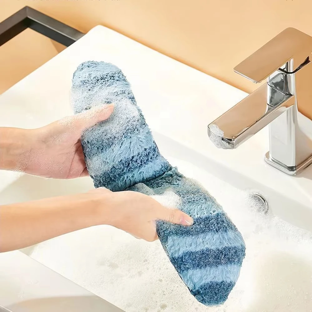1Pair Thickened Toilet Seat Pad Cover Washable Soft Reusable Warmer Self-adhesive Bathroom Accessories Universal Toilet Seat Mat 3