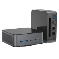 YSJMNPC Mini PC Intel Core i7-11390H gaming Computer Win11 2*RJ45 2.5G 4*USB3.2 HD DP Type-C Thunderbolt 4 M.2 SSD WiFi 6 BT5.0 1