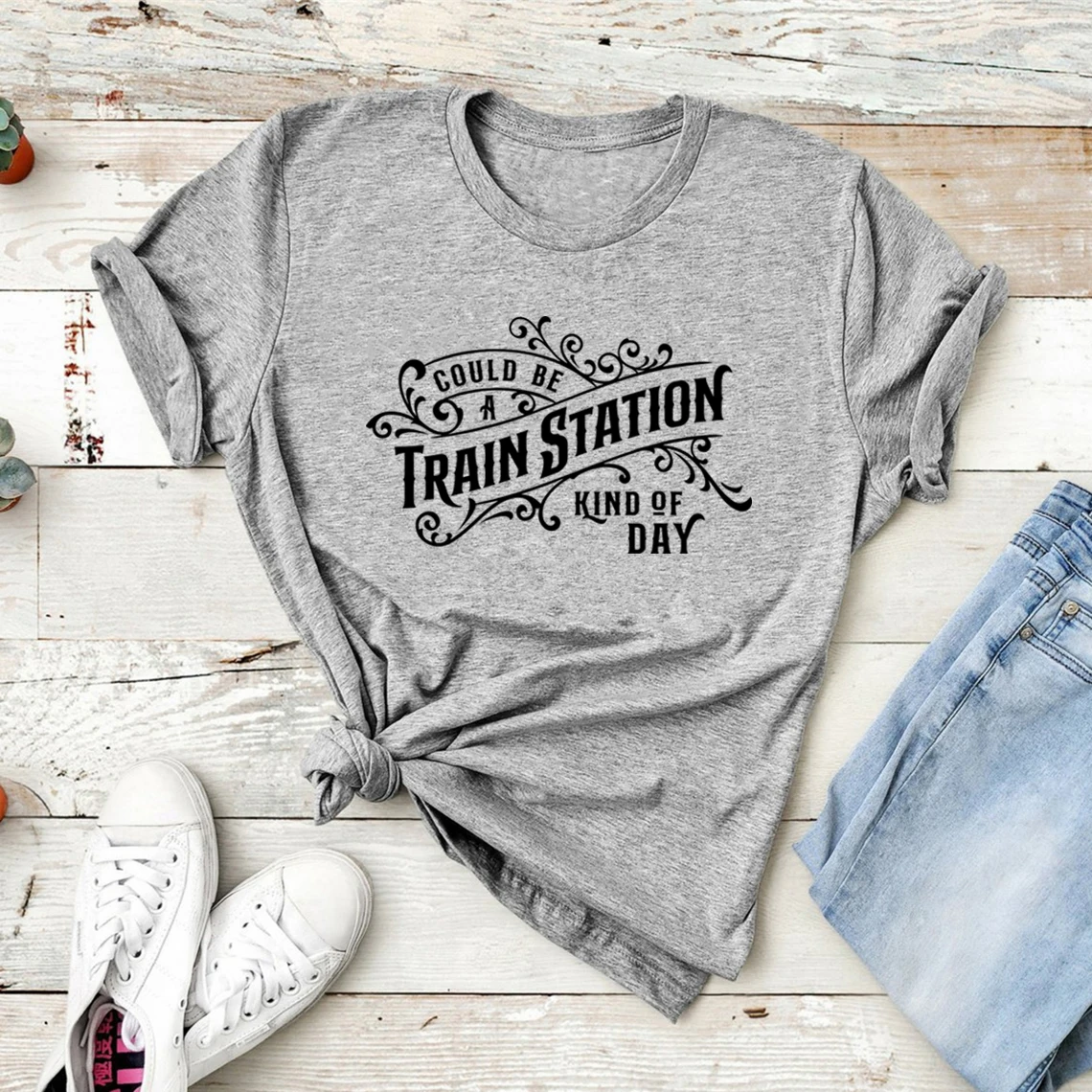 Could-Be-A-Train-Station-Kinda-Day-T-Shirt-Yellowstone-T-shirt-Funny ...