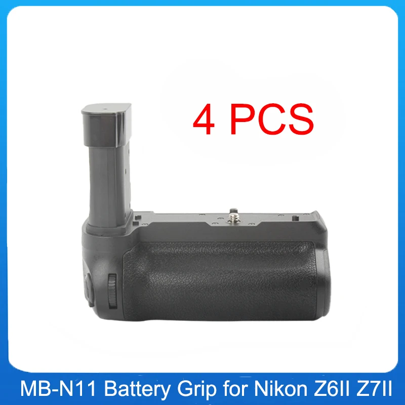 4 Pz Bg-Z7Ii Sostituzione Presa Batteria Verticale Mb-N11 Per Nikon Z7Ii Z6Ii Battery Grip Work En-El15 Battery Grip Mbn11