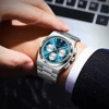 POEDAGAR Luxury Man Quartz Watch Sport Military Watch For Men Waterproof Luminous Date Chronograph Stainless Steel Men's Watches 4