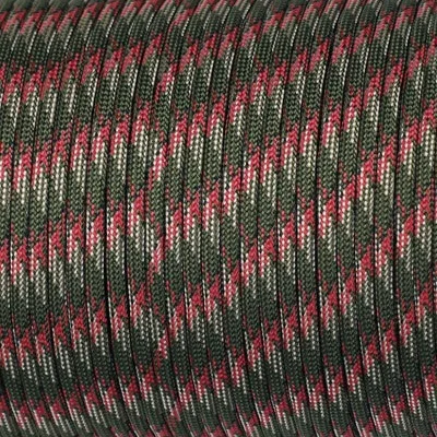 thumbnail image 1 of Cuerda de paracaídas táctica militar de supervivencia de 9 núcleos, 650 lb, 5/15/31 m de diámetro, 4 mm, para hacer bricolaje, pulseras, collares de perro, carpas, 1 of 5