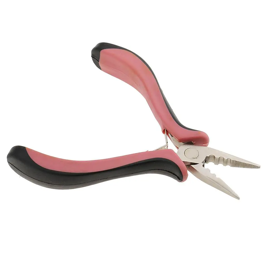 Hair Bun extension Remove Pliers + Pulling Hook Tool s for Silicone