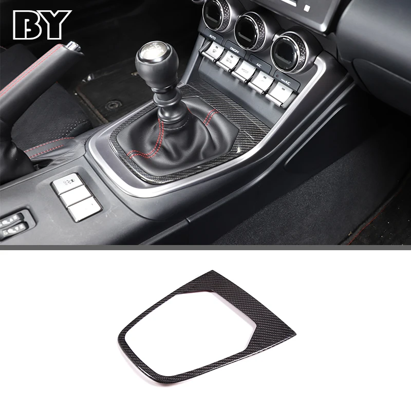 

Real Carbon Fiber Car Gear Shift Sticker For Toyota 86 For Subaru BRZ 2022 Auto Styling Accessories Interior（For manual version）