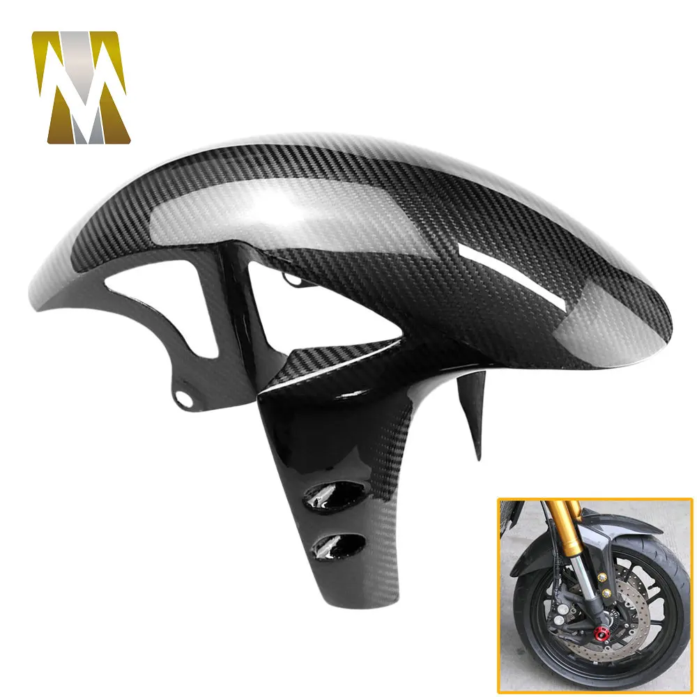 

For YAMAHA MT10 FZ10 Motorcycle Front Fender Mudguard Cover Carbon Fiber R1 R6 Front Tire Modified Fender Guard 2016 2017 2018