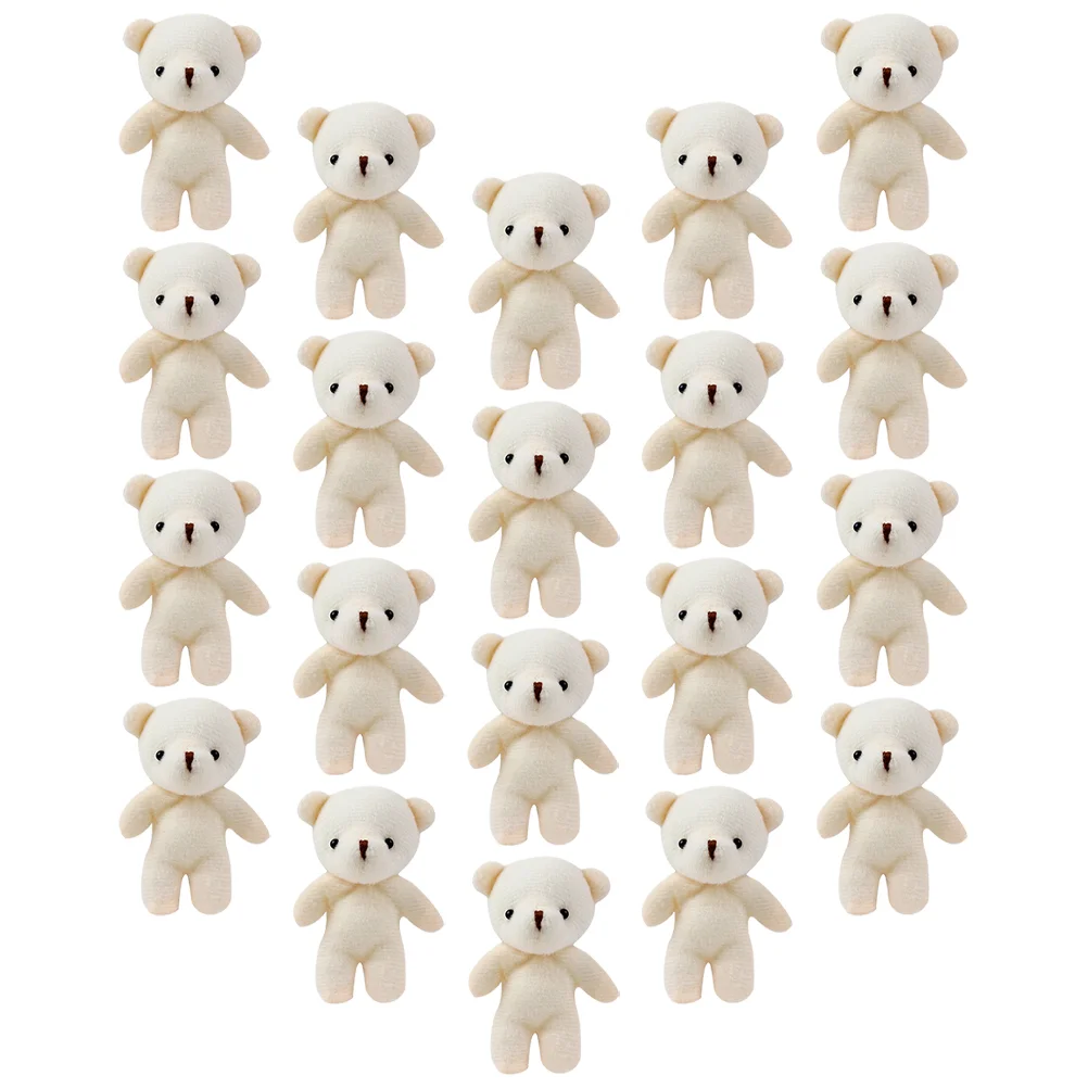 

Little Bear Toys Stuffed Tiny Bear Soft Tiny Bear DIY Mini Bear Decorations Cute Mini Bears Naked Bear Dolls Pendant Dolls