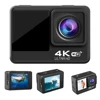 4K 60FPS Action Camera with Removable Filter Lens 2.0inch LCD EIS Dual Screen Video Shooting Waterproof Shoot DVR Sport Camera 6