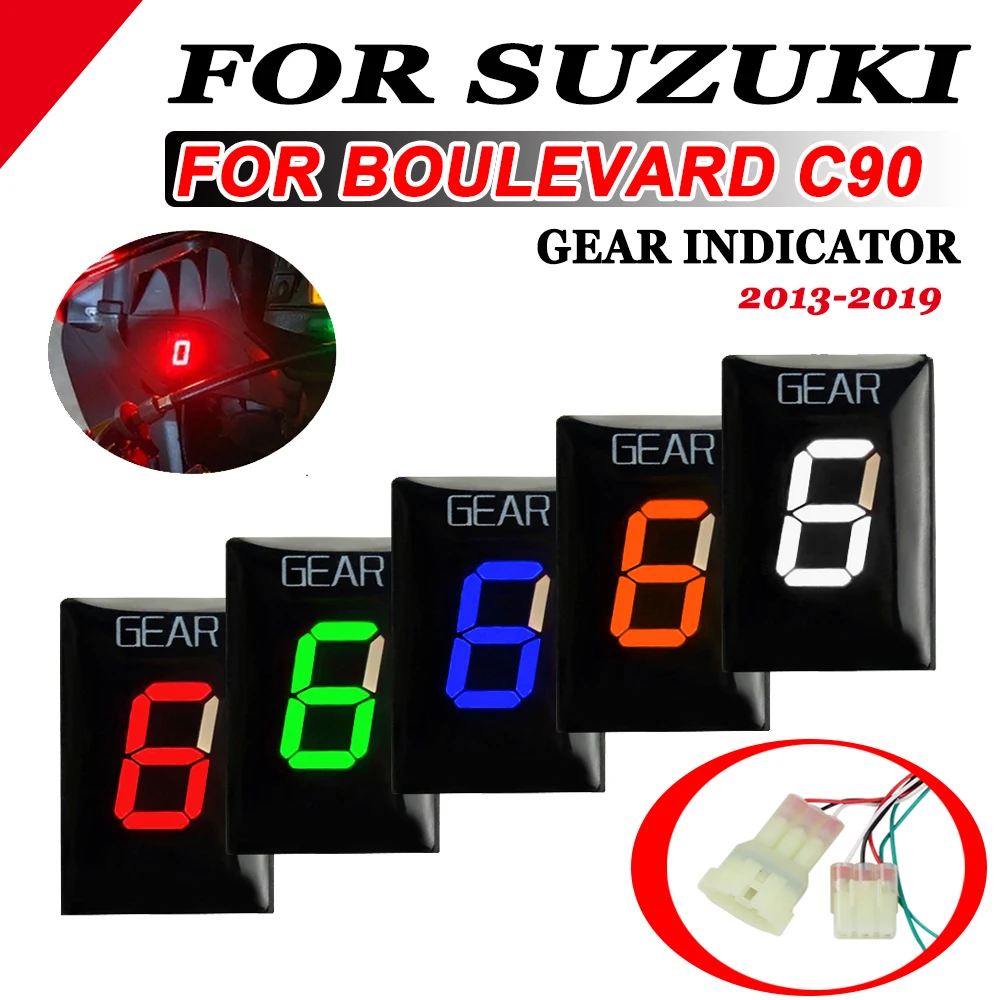 

LED 1-6 Gear Indicator Speed Display For Suzuki Boulevard C90 2013 2014 2015 2016 -2018 2019 Special EFI Motorcycle Accessories