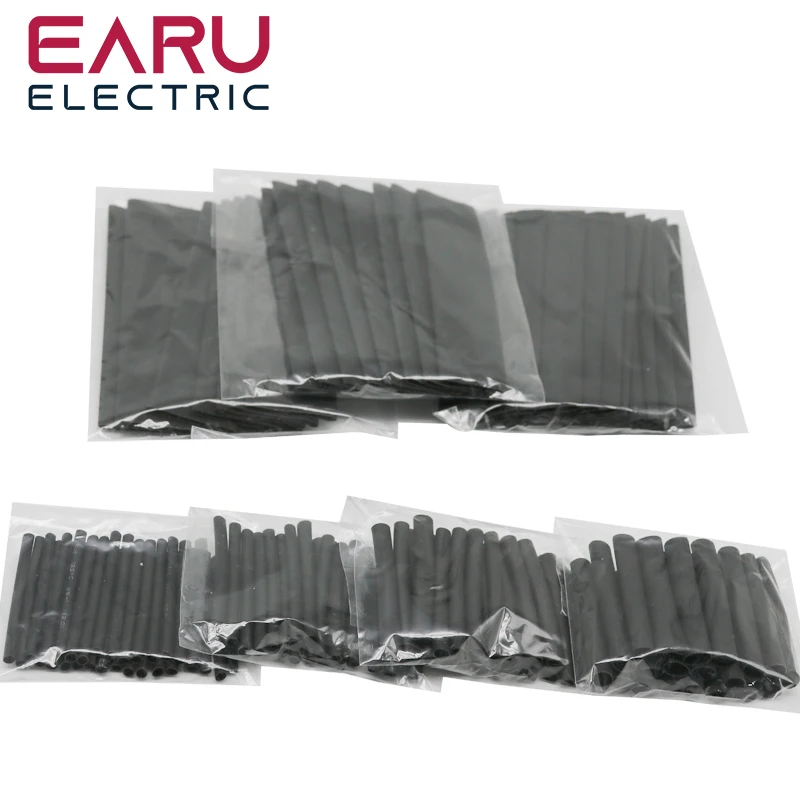 127pcs Heat Shrink Tube Sleeving Tubing Assortment Kit Electrical Connection Ele