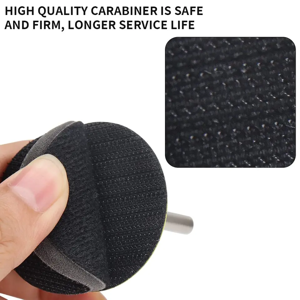 50-Piece 7" Sanding Discs Set - 60/80/120/180/240 Grits - Hook & Loop, No-Hole, Aluminum Oxide - For Wood, Metal, Drywall, Floor Sanding - Clog-Resistant