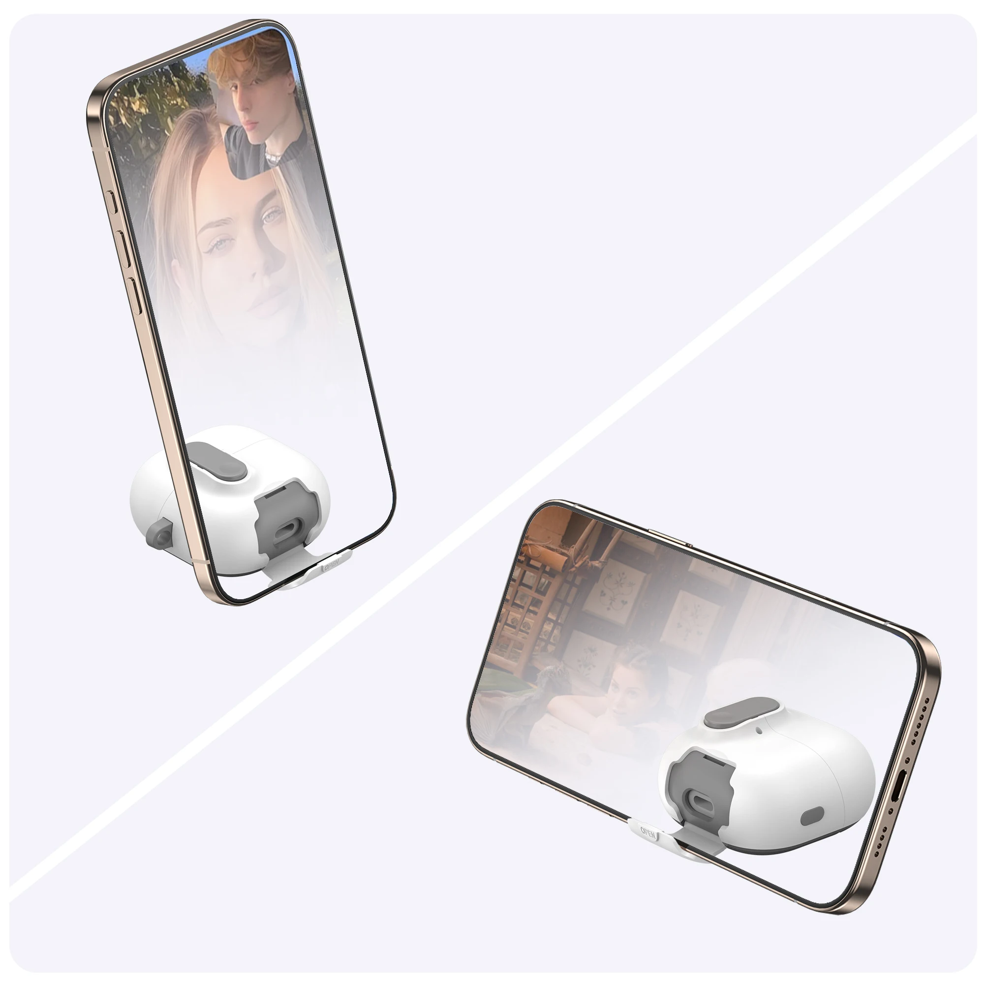 Shockproof Earphone Case with Keychain and Hook