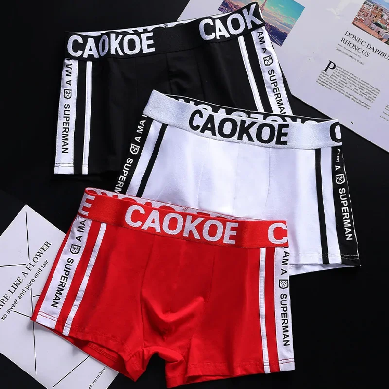 

Combed Cotton Men's Underwear Men's Boxer Briefs Comfortable and Breathable Sexy Men's Shorts Personalized Soft Boxer Shorts