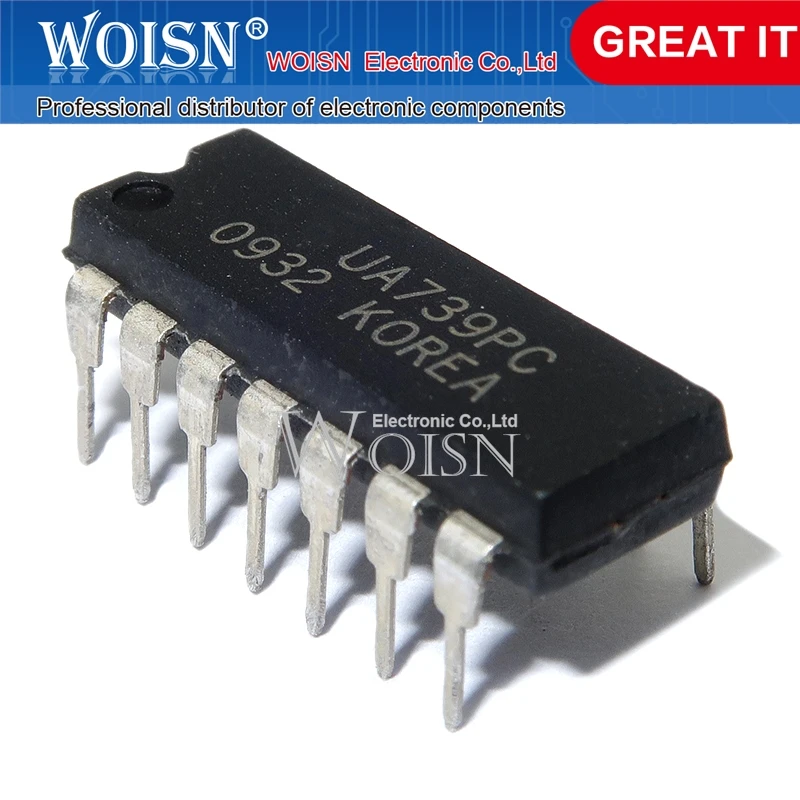 

10 шт. UA739PC UA739 DIP-14