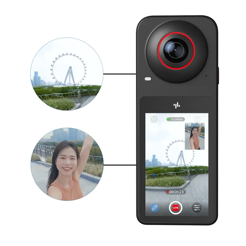 PilotPano-5.7K 360&deg; AI Camera Labpano Anti-shake Waterproof Live Cycling Street View Endurance Motion Panoramic Camera