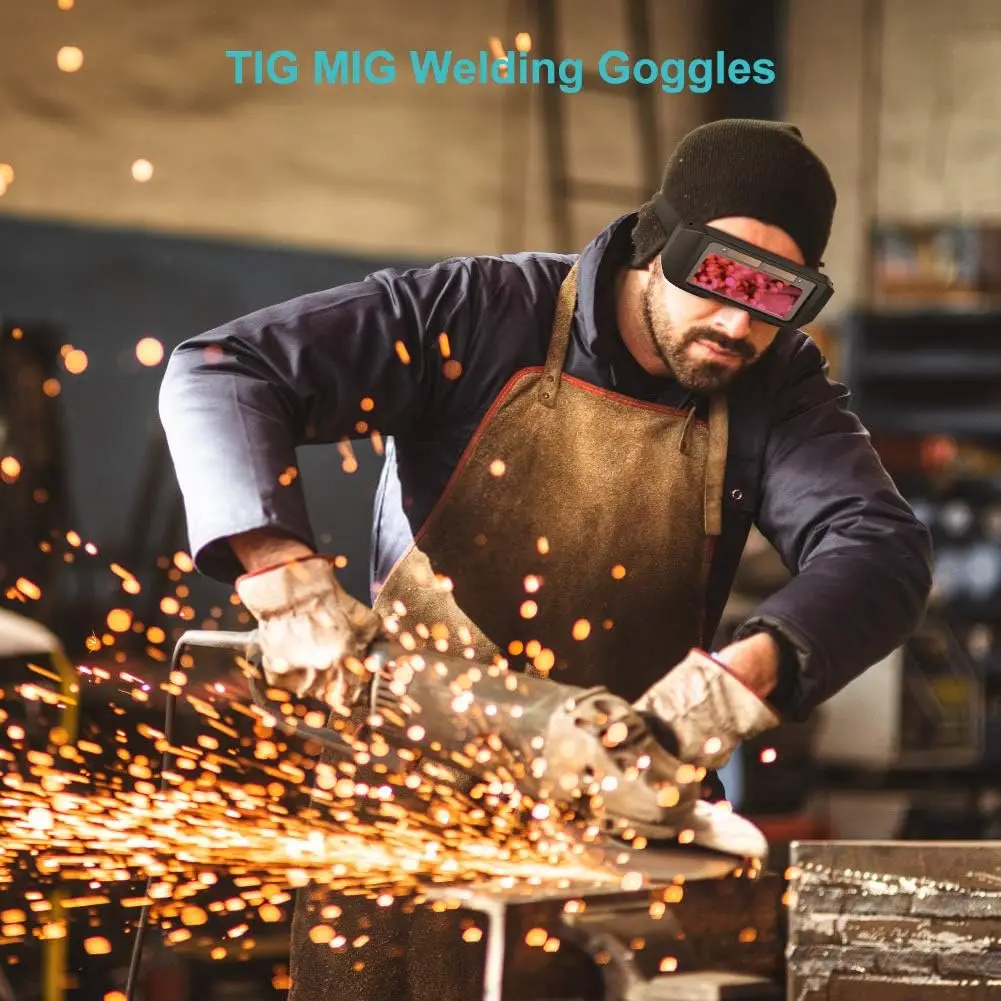 Welding Glasses Automatic Solar Automatic Darkening Safety Glasses TIG MIG MMA Welding Goggles Welder Glasses Protective Tools