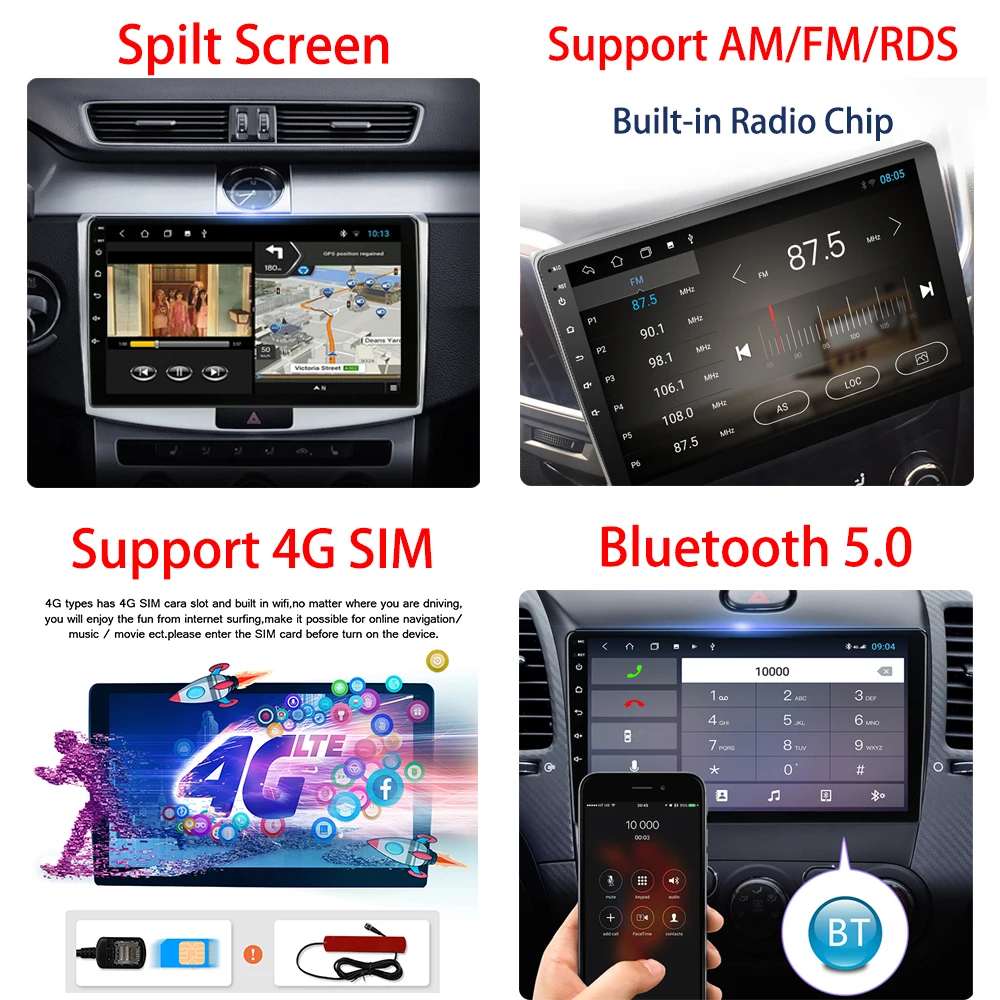 For Suzuki Alto-800 2014 2 Din Android Car FM Radio Stereo WIFI GPS  Navigation Multimedia Player Head Unit Autoradio