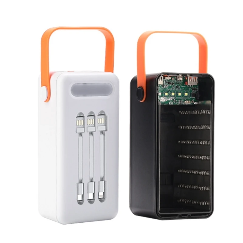 Quick Charge 28 X 18650 Dual USB Power Bank Case QC 3.0 5V PD DIY Holder Box With Digital Display Screen Drop Shipping 15 S6d580e87fd144a71949f50f9a5efc4d9N