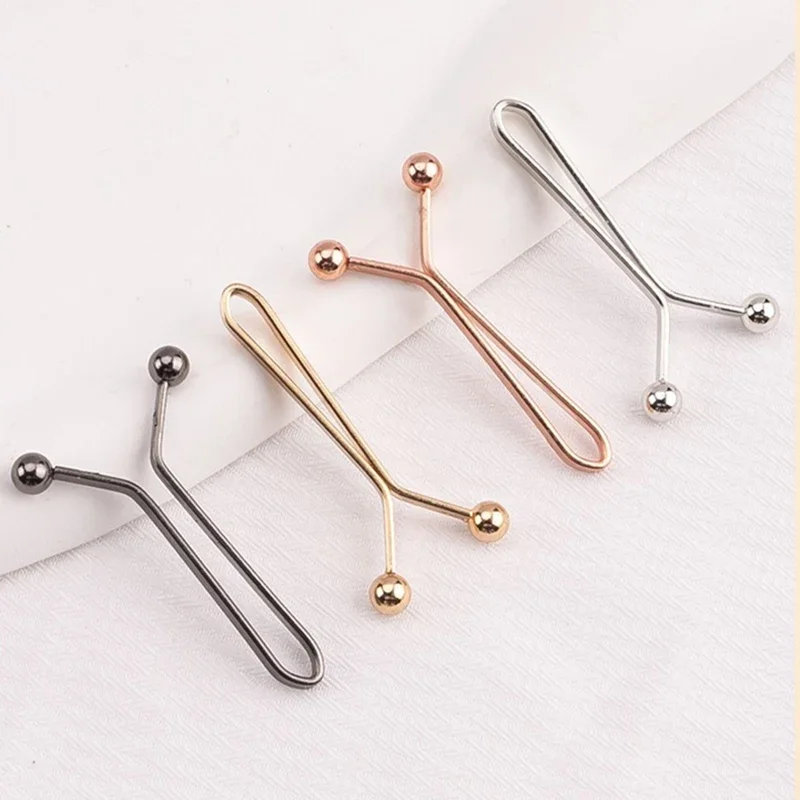 1pc Tighten Waist Buckle U-shaped Adjustable Snap Button Jeans Buttons No Trace Detachable Pants Clips Clothing Accessories Tool 5