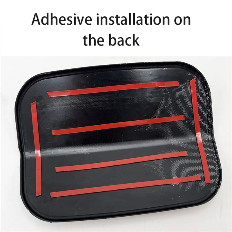 Car Tuning Accessories for 15-21 Dodge Challenger Carbon ABS Charger Fuel Tank Gas Door Cover Trim Charger Cover