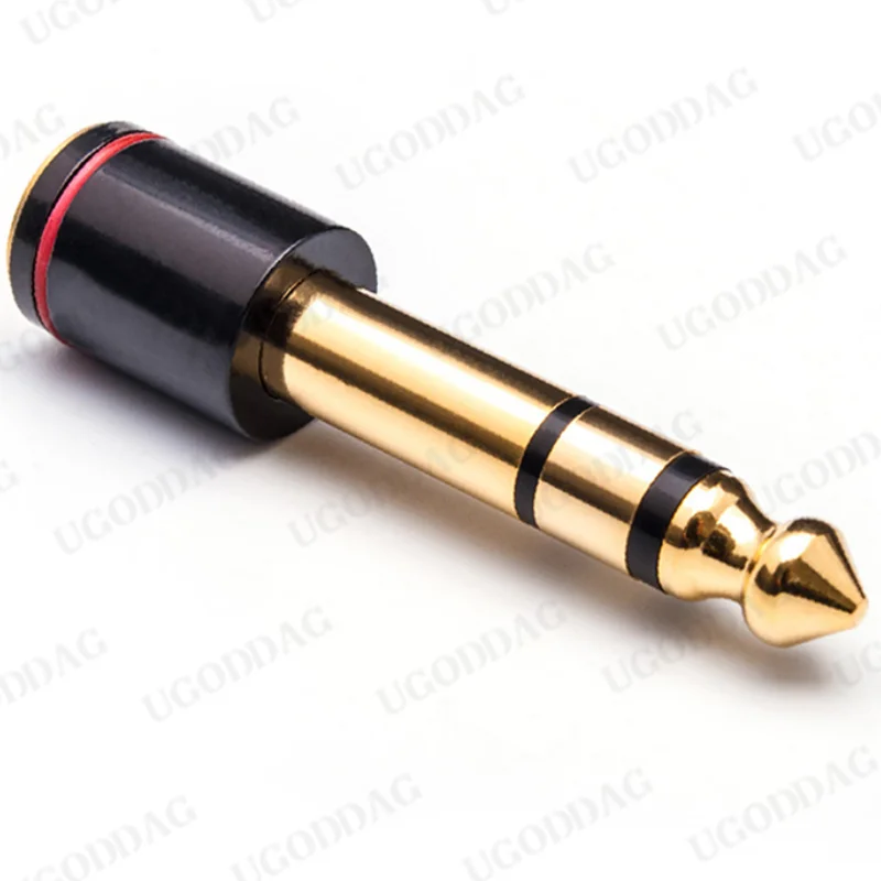 1 Pcs Durable 6.35mm 1/4 Male To 3.5mm 1/8 Female Connector Stereo Headphone Adapter Audio Jack Adapter For Aux Cable Headphone earphone jack adapter audio plug adapter audio cable adapter