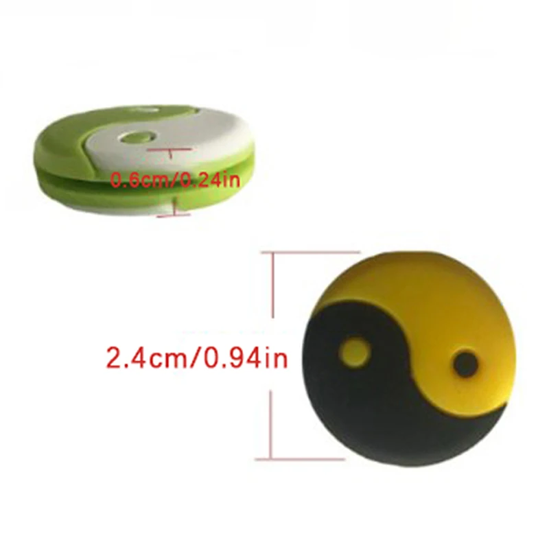 Circle Tennis Racket Shockproof Absorber Anti-vibration Tennis Racket Dampener Accessories Anti-vibrators