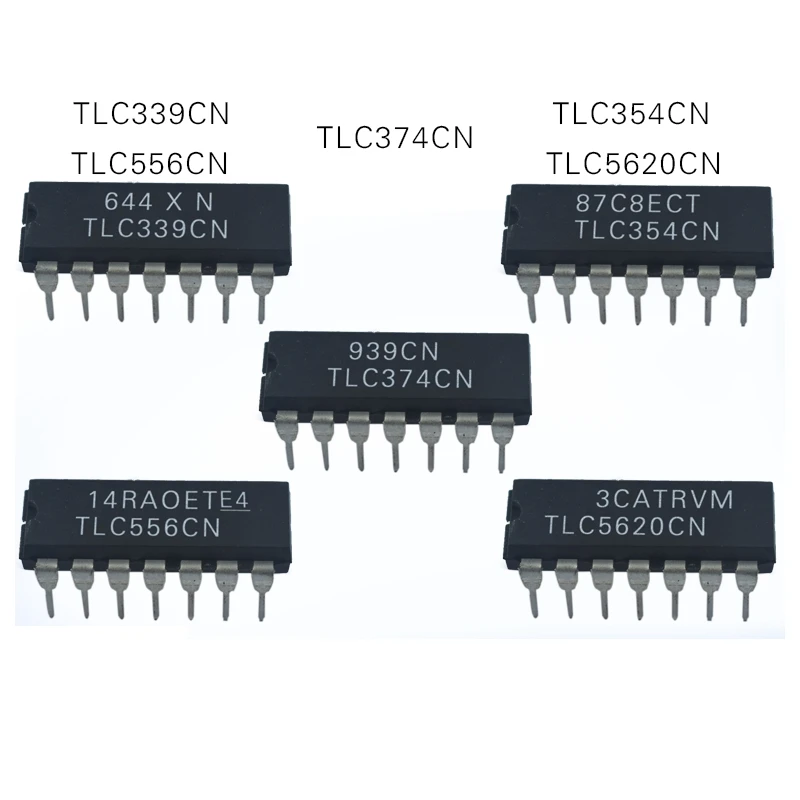 

1PCS TLC354CN TLC374CN TLC339CN TLC5620CN TLC556CN