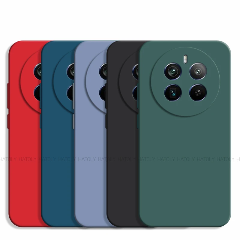 Luxury Shockproof Liquid Silicone Phone Case - Original TPU Protective Back Cover