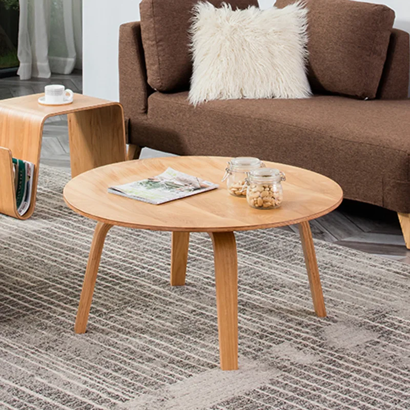 

Modern Simplicity Coffee Tables Wooden Round Fine Subtlety Pragmatic Side Table Living Room Table Basse Home Furniture SG40KT
