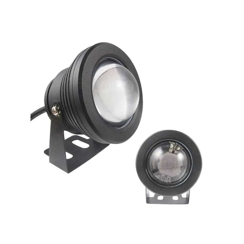 Led Flood Light Submersible Led Lights 10W 12V Led Light 1000LM Waterproof IP65 Fountain Swimming Pool Lamp Lights Projection lamp floodlights Warm White/White/RGB