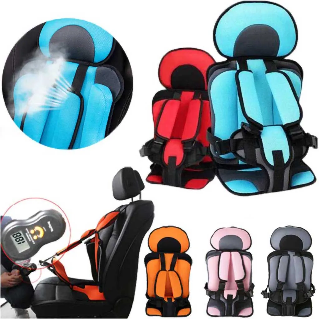 Seat Cushion Safety Seat Mat Car Seat Mat Portable Shopping Cart Mat Kids Safe Chair Mat Children's Chairs Updated Version Thickening Sponge Baby Stroller Cushion Accessory
