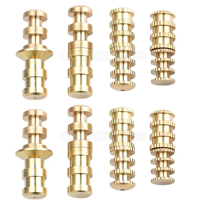 100PCSSolidBrassStretchFoldingTableLeafDowelAlignerPinSets
