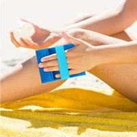 6 PCS Sand Remover For Beach,Sand Removal Bag,Sand Wipe Off Mitt Beach Sand Cleaner,Powder Pouches Sand Remover Beach 1