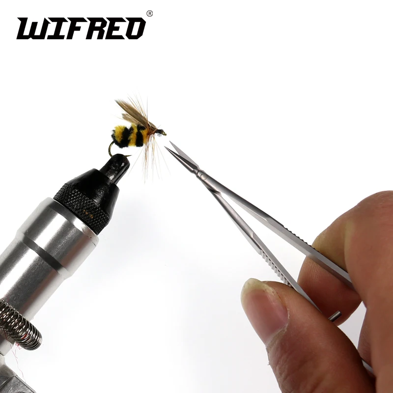 

Wifreo 11cm 1 Stainless Micro Tip Fly Tying Scissors Sharp & Small Trimming Scissors for Fly Fishing Nymph Dry Fly Streamer