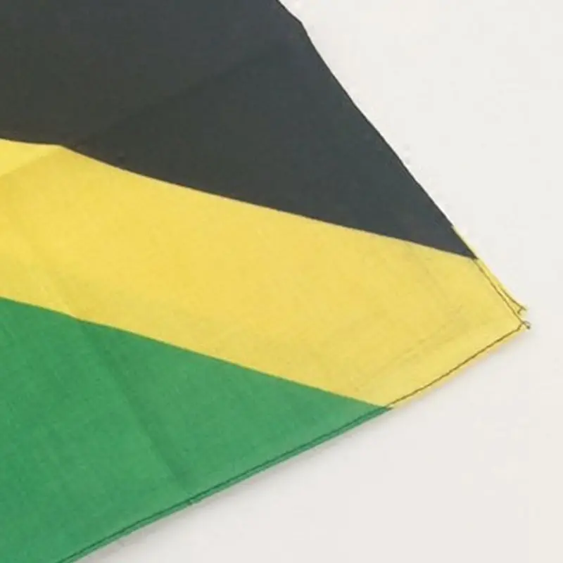 Motorcycle Bandana Cycling Bandana Bandana Headscarf Cotton Bandana Multifunctional Bandana Flag of Jamaica Print Unisex Square Bandanas Cotton Hair Scarf Biker Motorcycle Neckerchief Hip-Hop Headwrap Patriotic Accessory