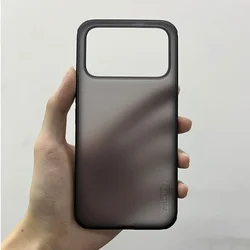 NILLKIN Super Frosted Shield Pro Case with Military - Grade Protection, Magnetic Charging, Anti - Yellowing for Redmi K90 Pro Max (Non - mag clear black)